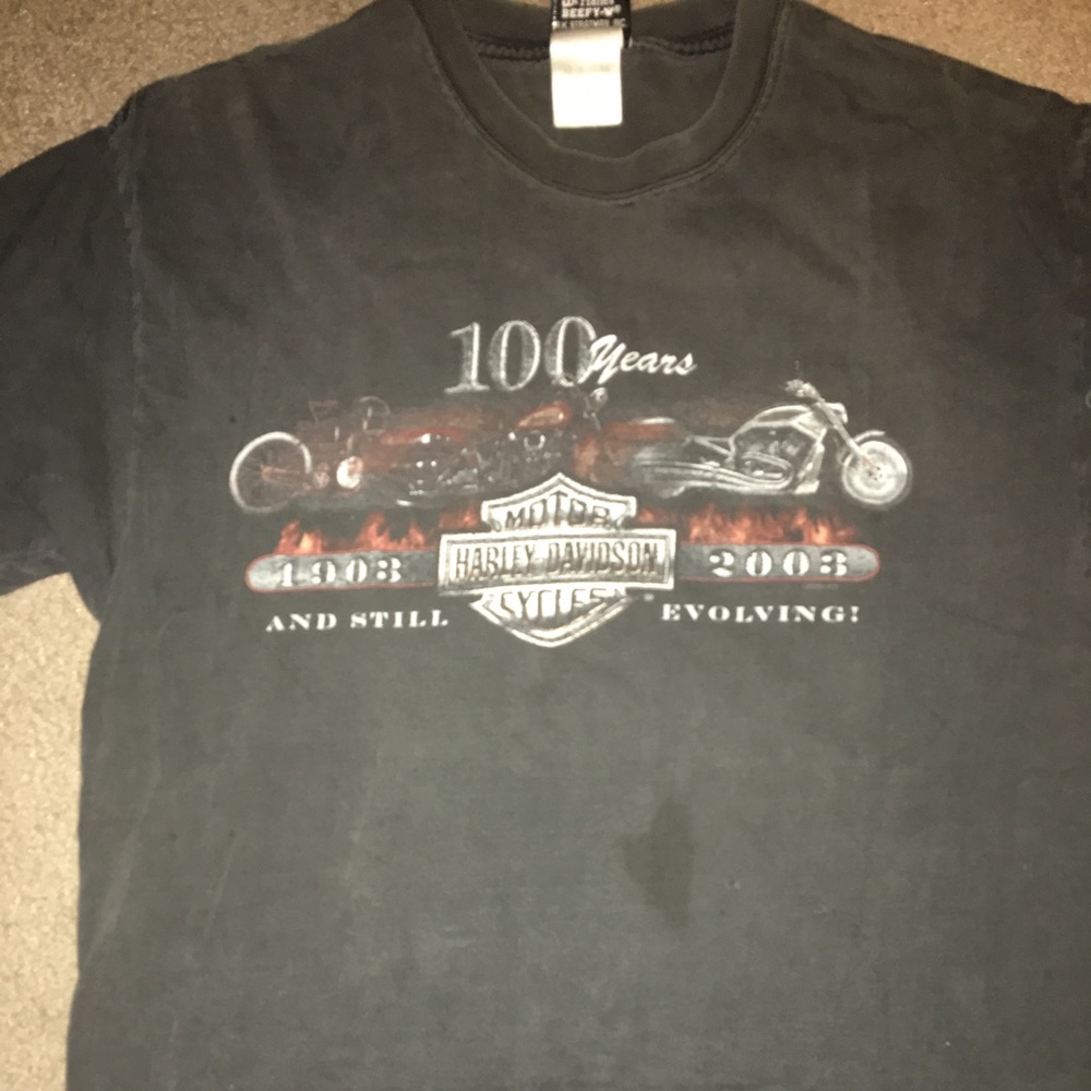 Black Harley Davidson t shirt